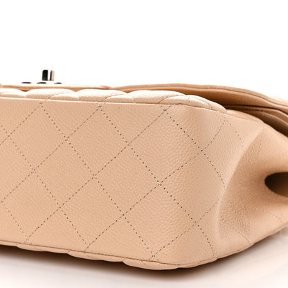 Chanel Caviar Quilted Jumbo Double Flap Light Beige 10 of 10