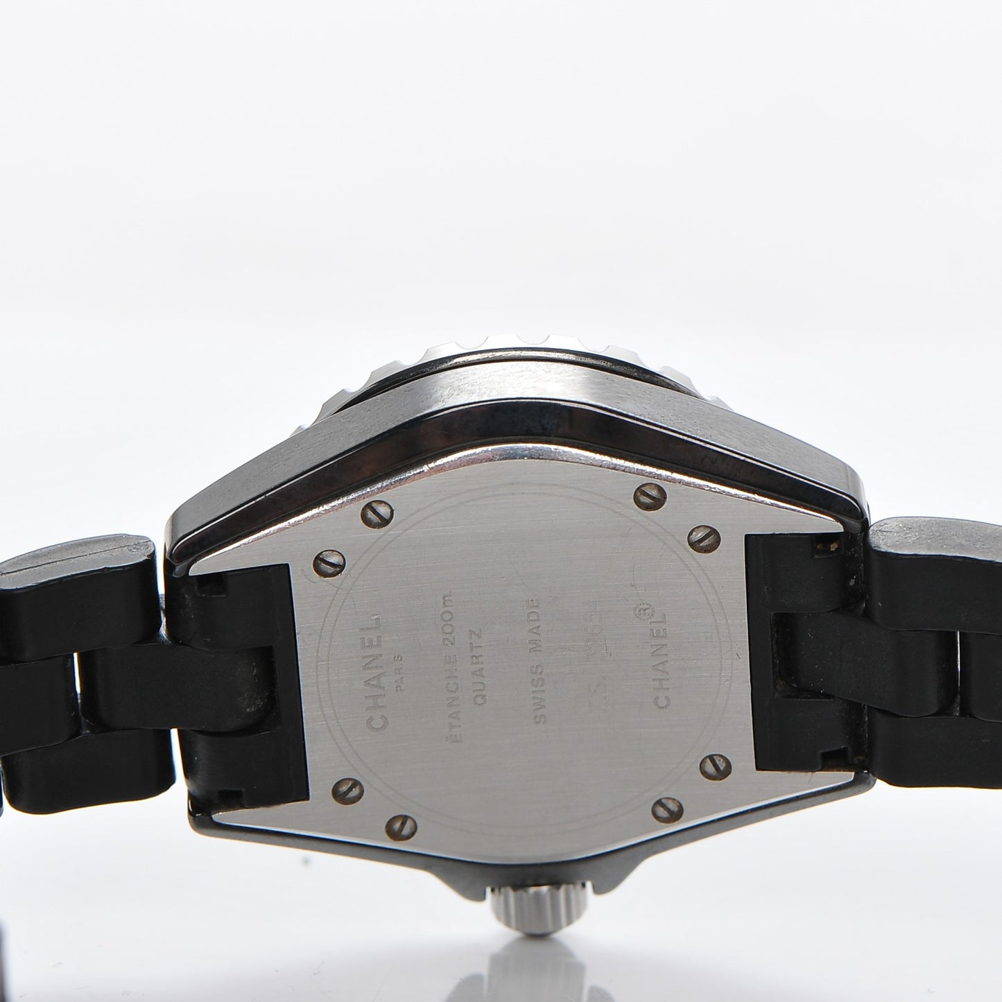 Stainless Steel Ceramic 33mm J12 Quartz Watch Black