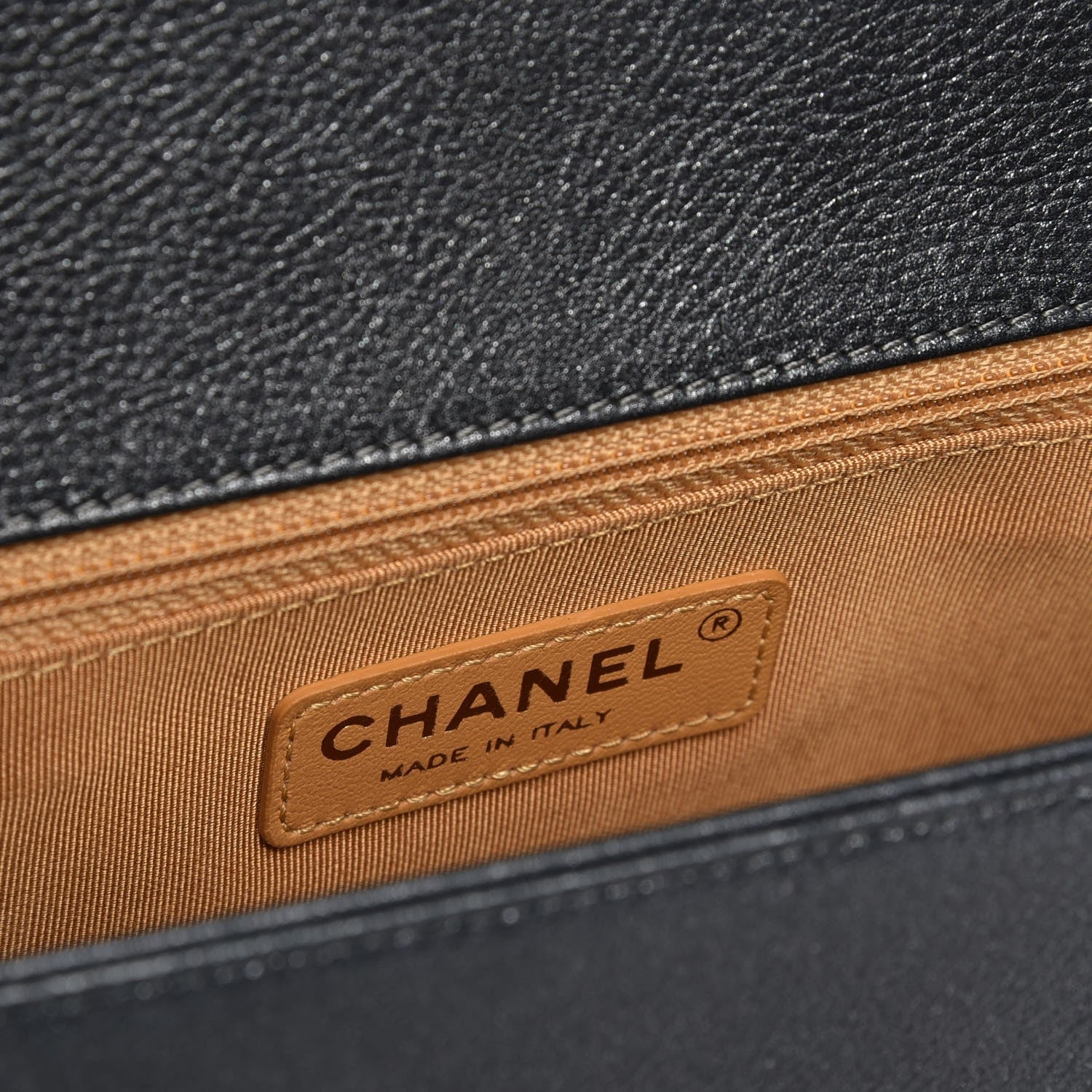 Chanel Pearl Caviar Quilted New Medium Boy Flap Charcoal 6 of 8
