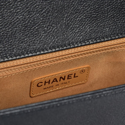 Chanel Pearl Caviar Quilted New Medium Boy Flap Charcoal 6 of 8
