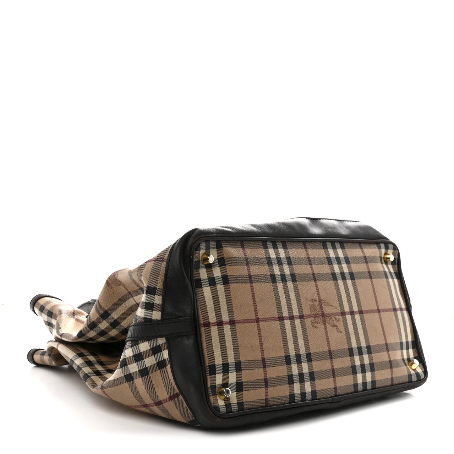 Haymarket Check Medium Golderton Tote Chocolate