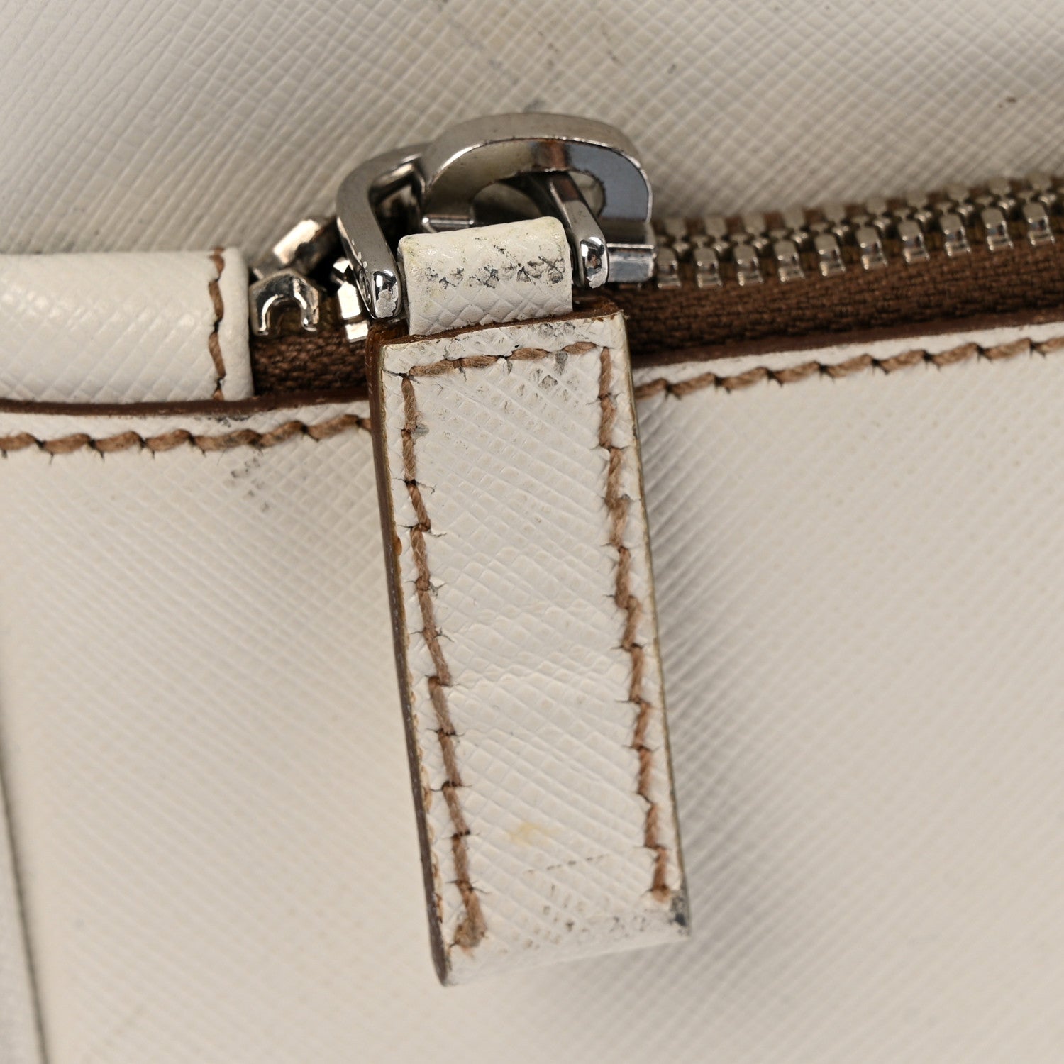 Prada Saffiano Travel Trolley Luggage White 25 of 30