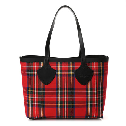 Burberry Vintage Check Medium The Giant Reversible Tote Antique Yellow Bright Red 11 of 18