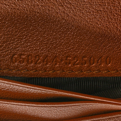 Gucci Wonka Grain Calfskin Diana Card Case Wallet Cuir 7 of 9