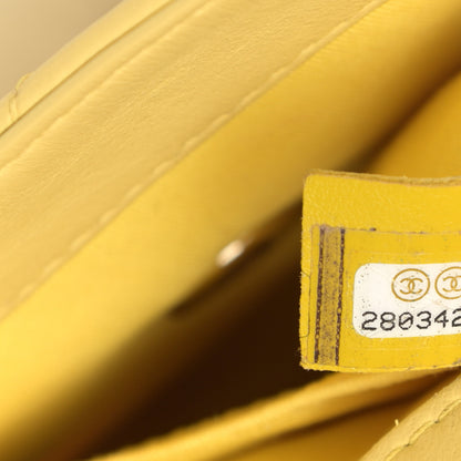 Chanel Lambskin Quilted Side Packs Yellow 8 of 12