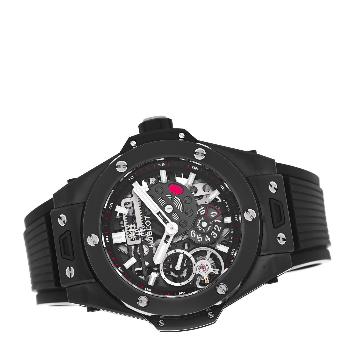 Hublot Ceramic Rubber 45mm Big Bang Meca-10 Black Magic Manual Winding Watch 414.CI.1123.RX 2 of 5