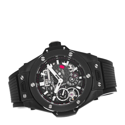 Hublot Ceramic Rubber 45mm Big Bang Meca-10 Black Magic Manual Winding Watch 414.CI.1123.RX 2 of 5