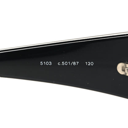 Chanel Acetate Shield 5103 Sunglasses Black 6 of 7