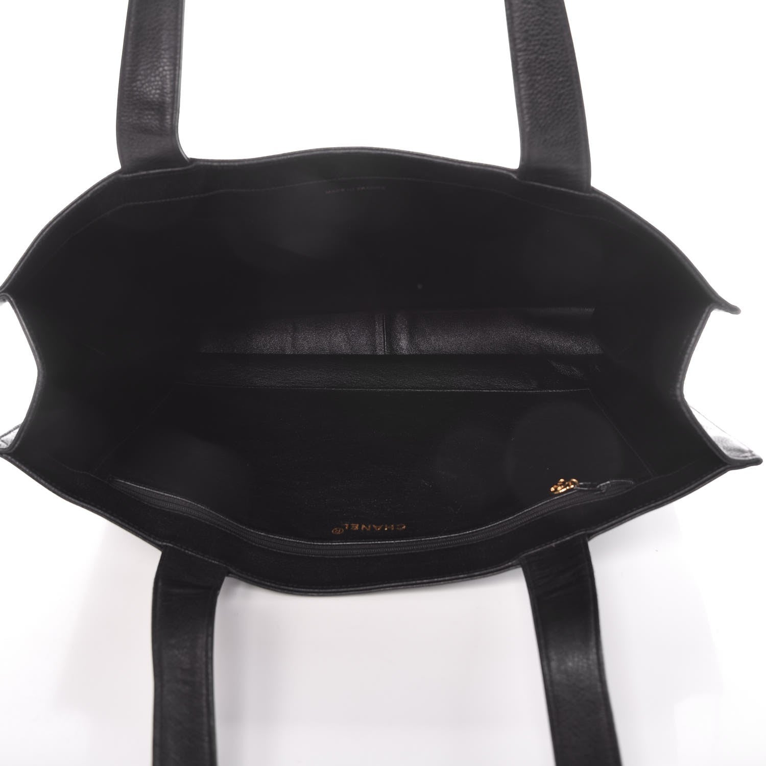 Chanel Caviar CC Tote Black 5 of 12