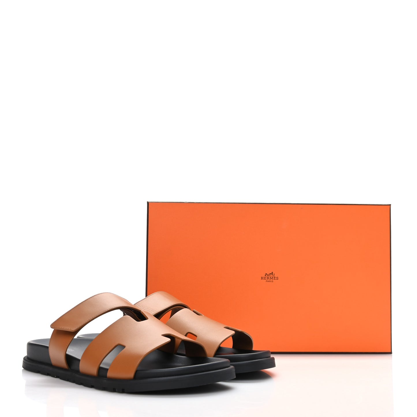 Calfskin Mens Chypre Sandals 42.5 Naturel