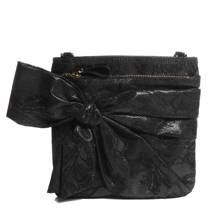 Valentino Garavani Lace Bow Crossbody Bag Black 1 of 7