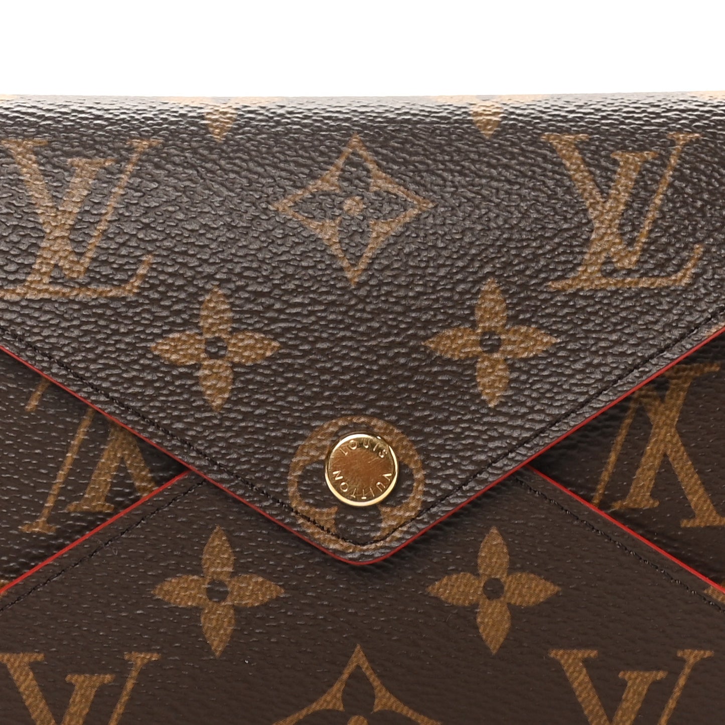 Monogram Medium Kirigami Pochette Insert Coquelicot