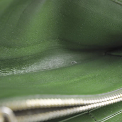 Prada Vernice Continental Wallet Green 6 of 8