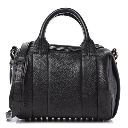 Alexander Wang Pebbled Lambskin Rockie Black Pale Gold Hardware 1 of 8