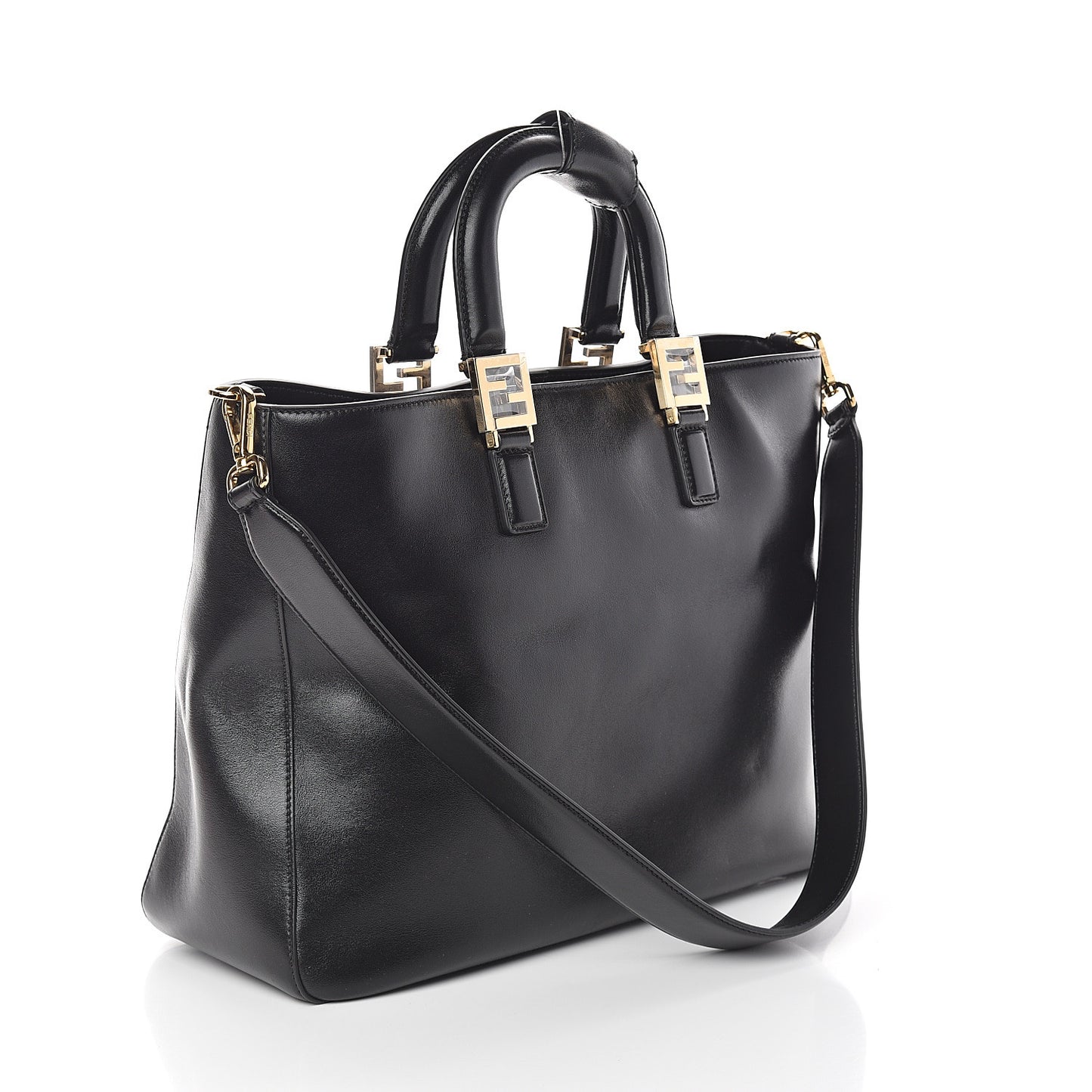 Vitello Glacier Medium FF Tote Black