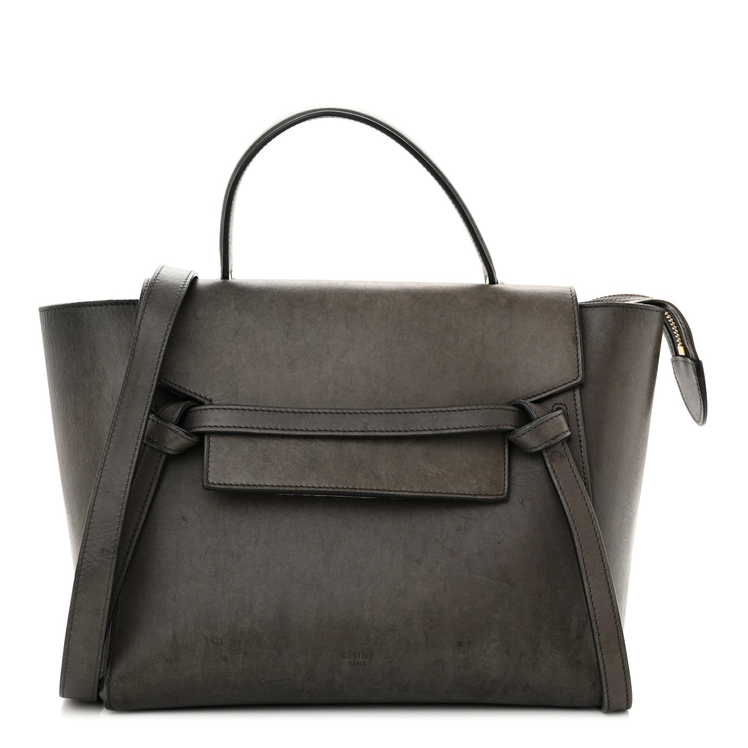 Celine Smooth Calfskin Micro Belt Bag Grey 1 of 20