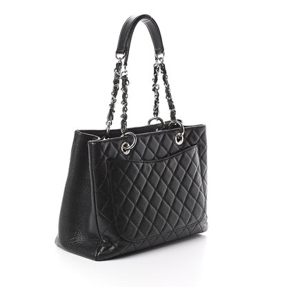 Chanel Caviar Quilted Grand Shopping Tote GST Black 2 of 8