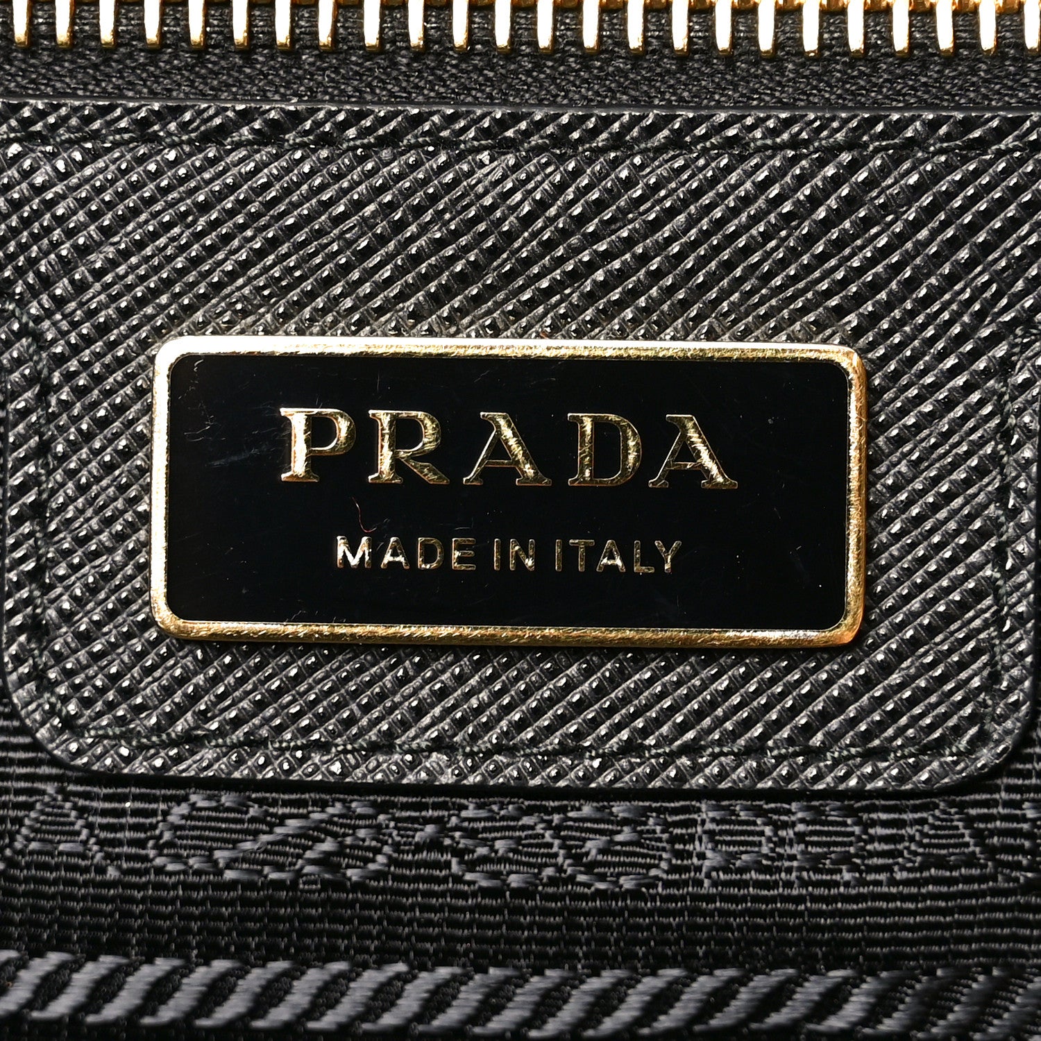 Prada Re-Nylon Saffiano Triangle Re-Edition 1978 Medium Tote Black 6 of 9