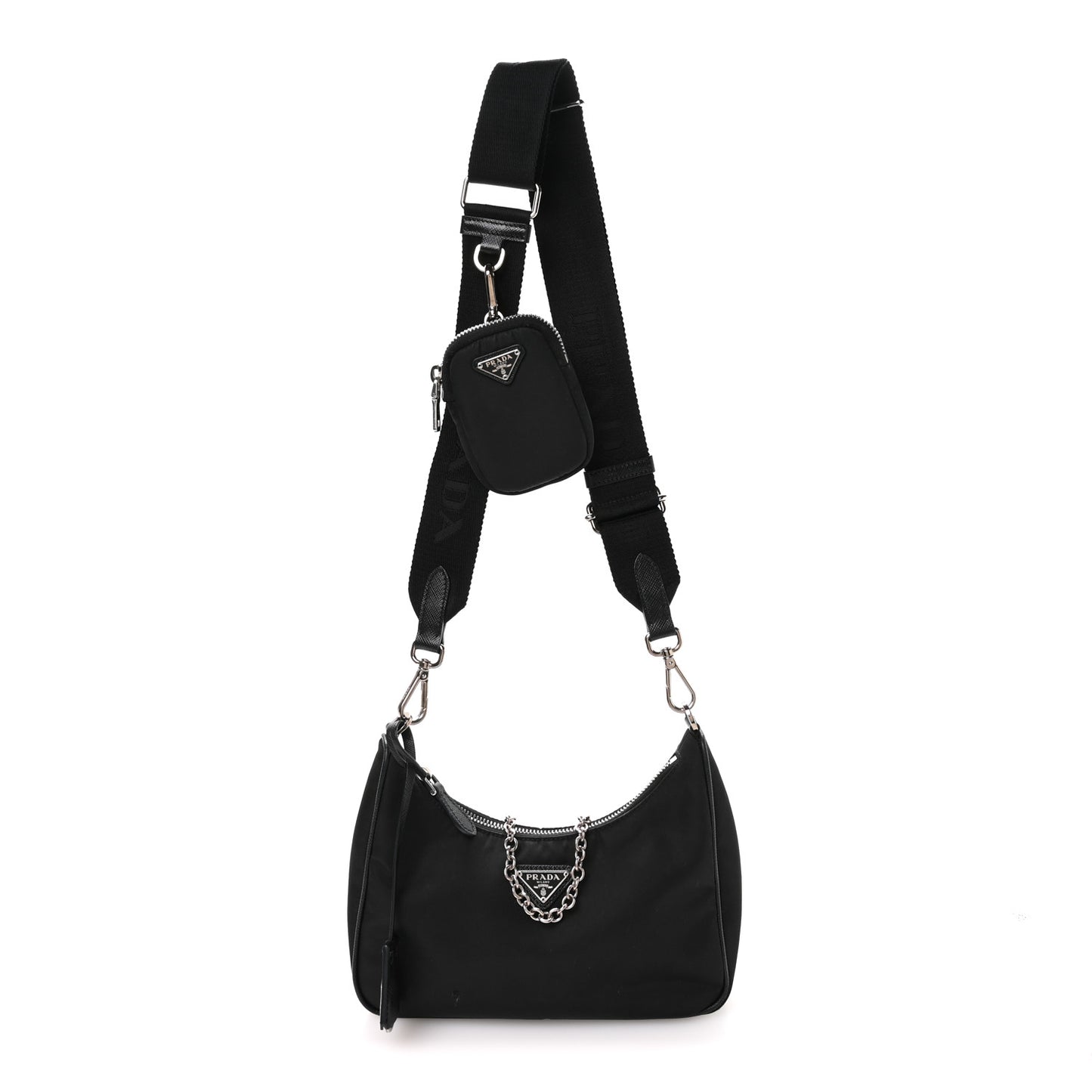 Nylon Re-Edition 2005 Shoulder Bag Black