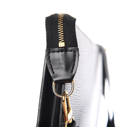 Louis Vuitton Epi Pochette Accessories 24 Black 8 of 11