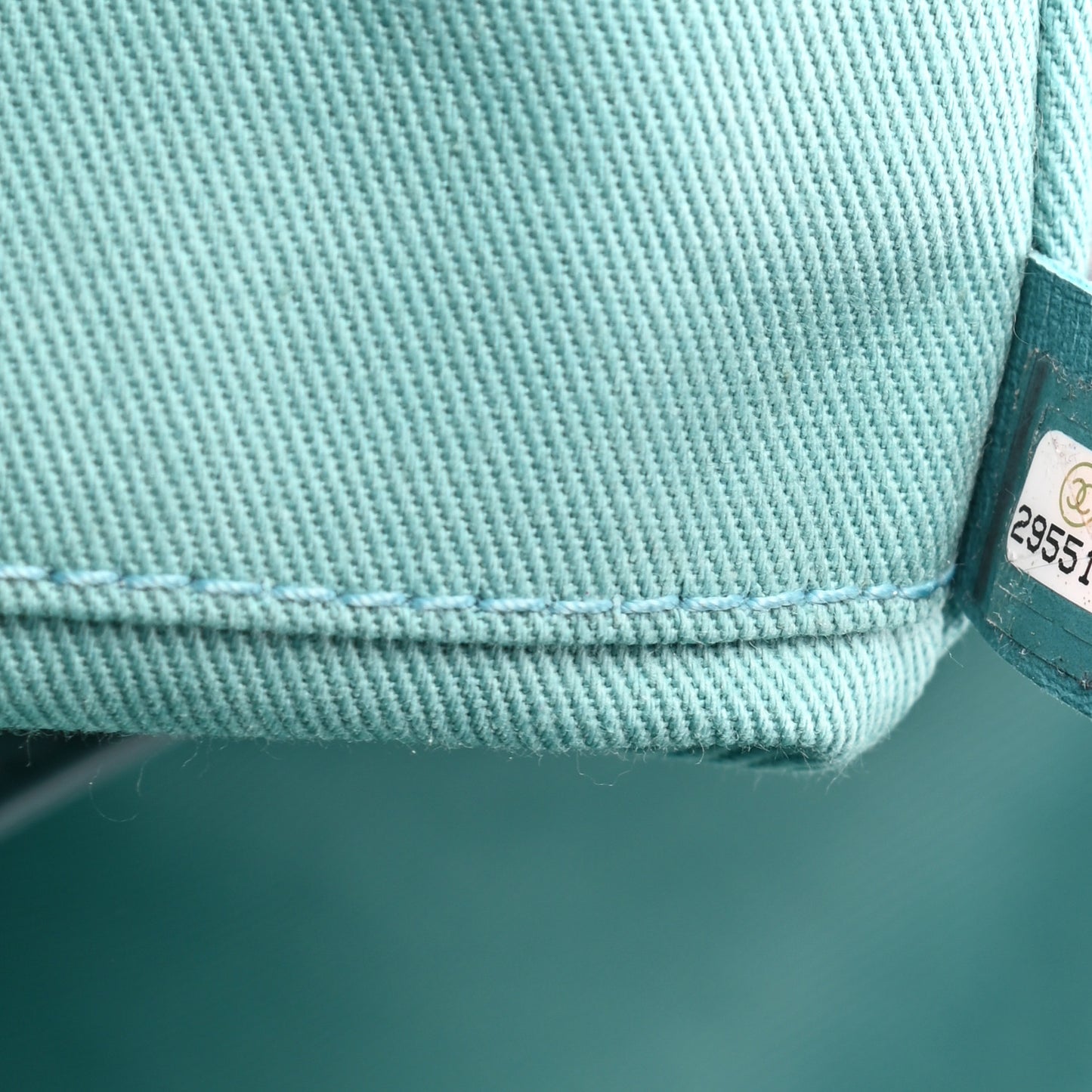 Mixed Fibers Striped Medium Deauville Tote Blue