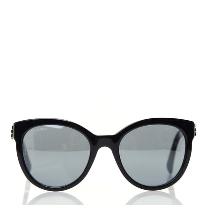 Chanel Acetate Pantos Signature CC Sunglasses 5315-A Black 2 of 8