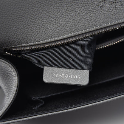 Christian Dior Grained Calfskin Medium Diorama Flap Bag Gris 8 of 11