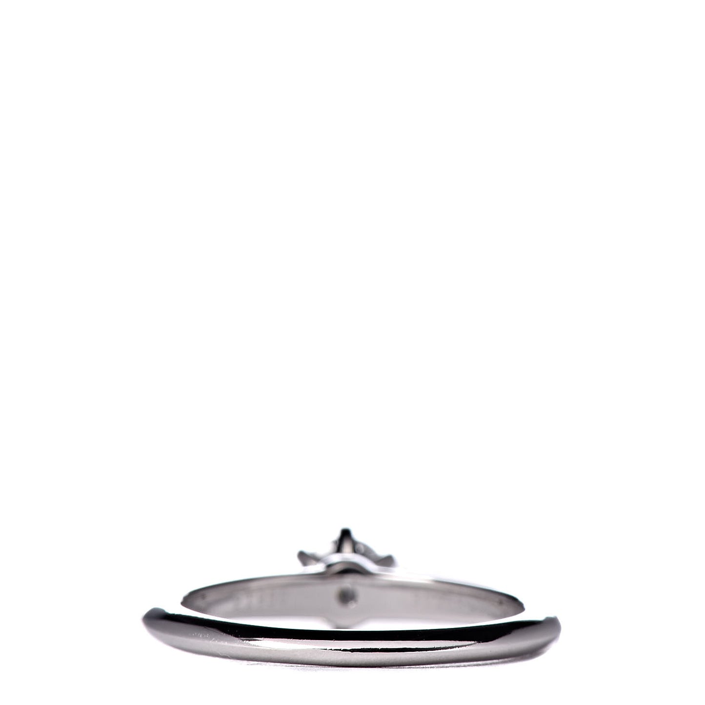 Platinum Diamond .40ct Solitaire Engagement Ring 53 6.25