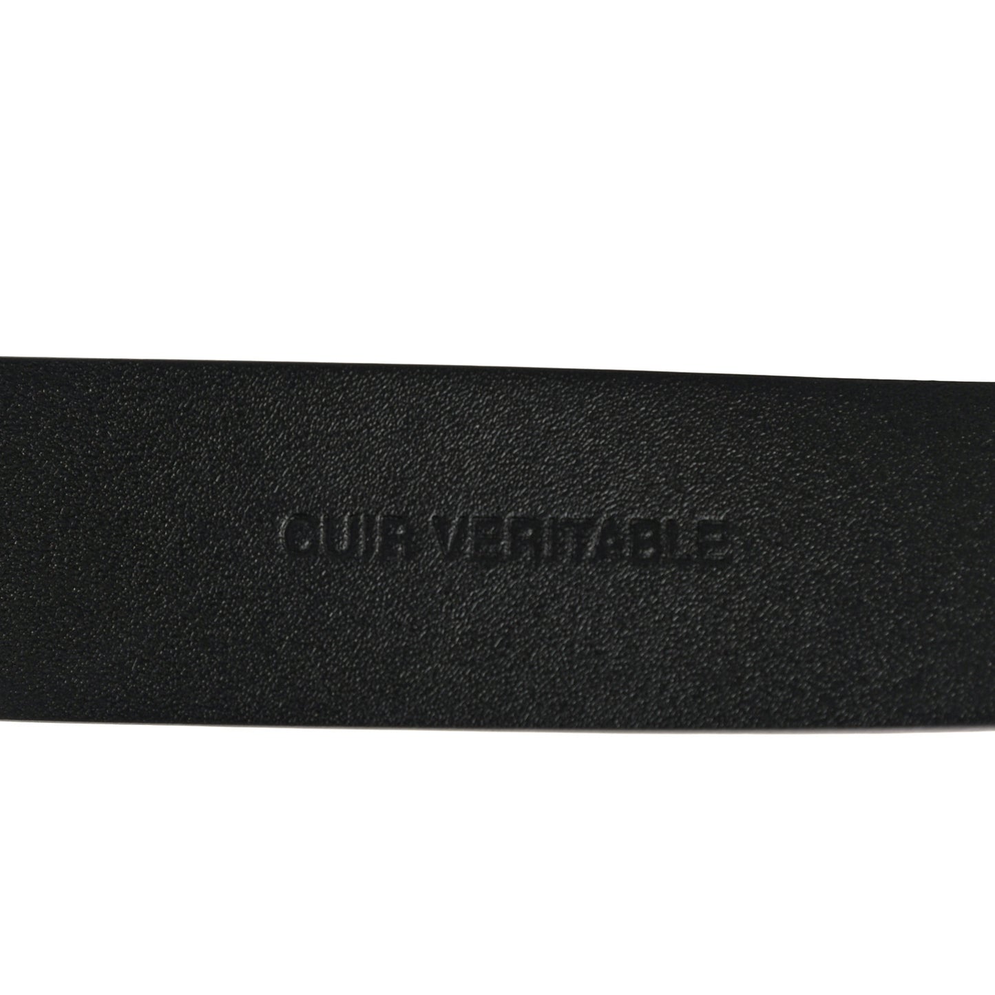 Lambskin Chain Logo Belt 90 36 Black