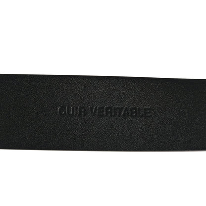 Chanel Lambskin Chain Logo Belt 90 36 Black 5 of 9