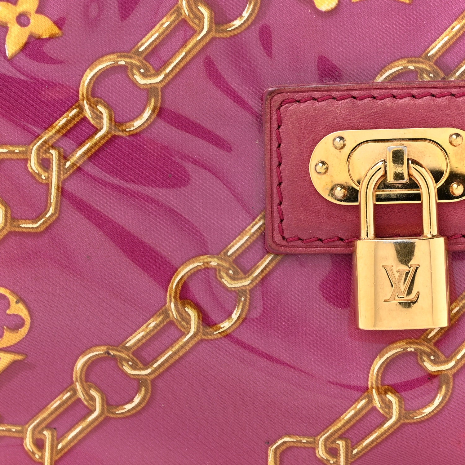 Louis Vuitton Monogram Charms Pochette Accessories Bag Fuchsia 7 of 18