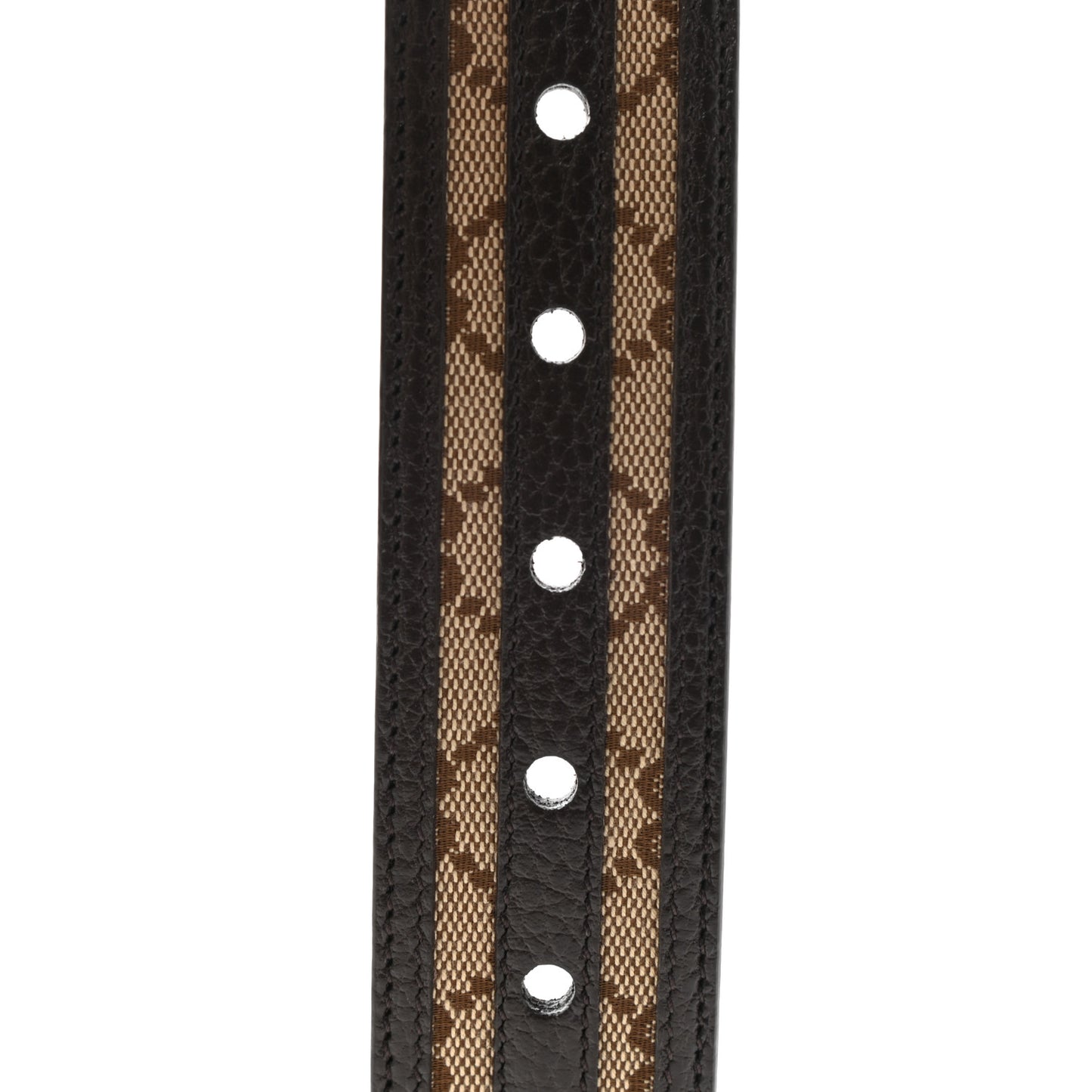 Monogram Dollar Calfskin 40mm Belt 85 34 Beige Ebony Testa di Moro
