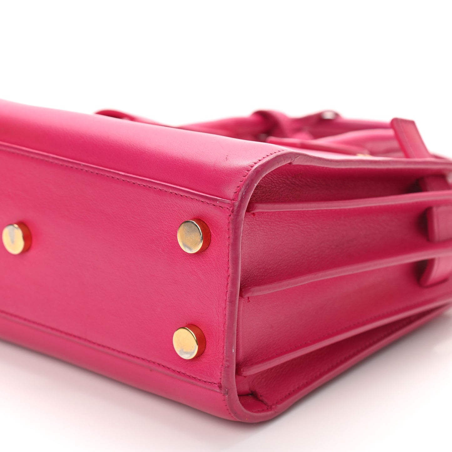 Calfskin Nano Sac De Jour Lipstick Fuchsia