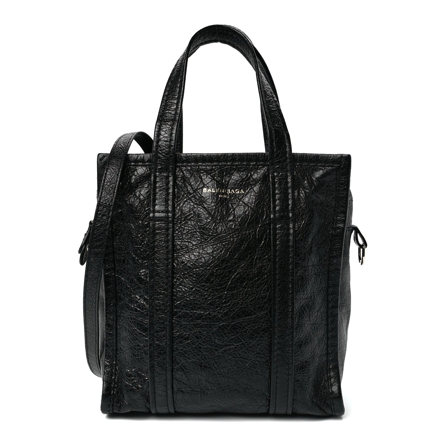 Agneau XS Bazar Shopper Tote Black