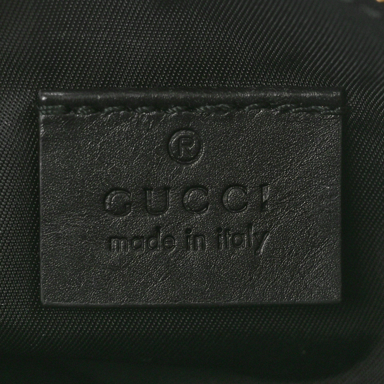 Gucci GG Supreme Monogram Mini Chain Bag Beige Black 6 of 10
