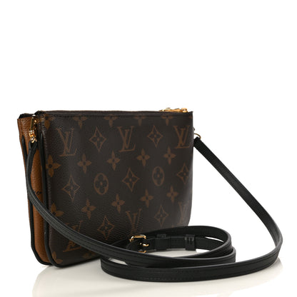 Louis Vuitton Reverse Monogram Giant Double Zip Pochette 3 of 11