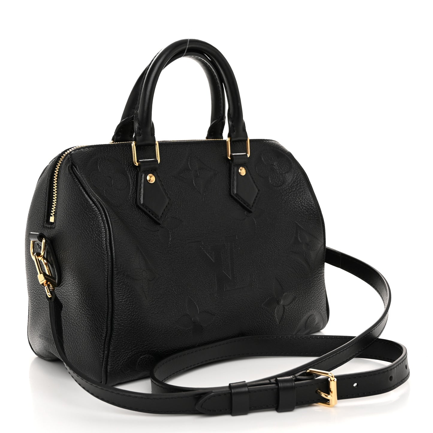 Empreinte Monogram Giant Speedy Bandouliere 25 Black