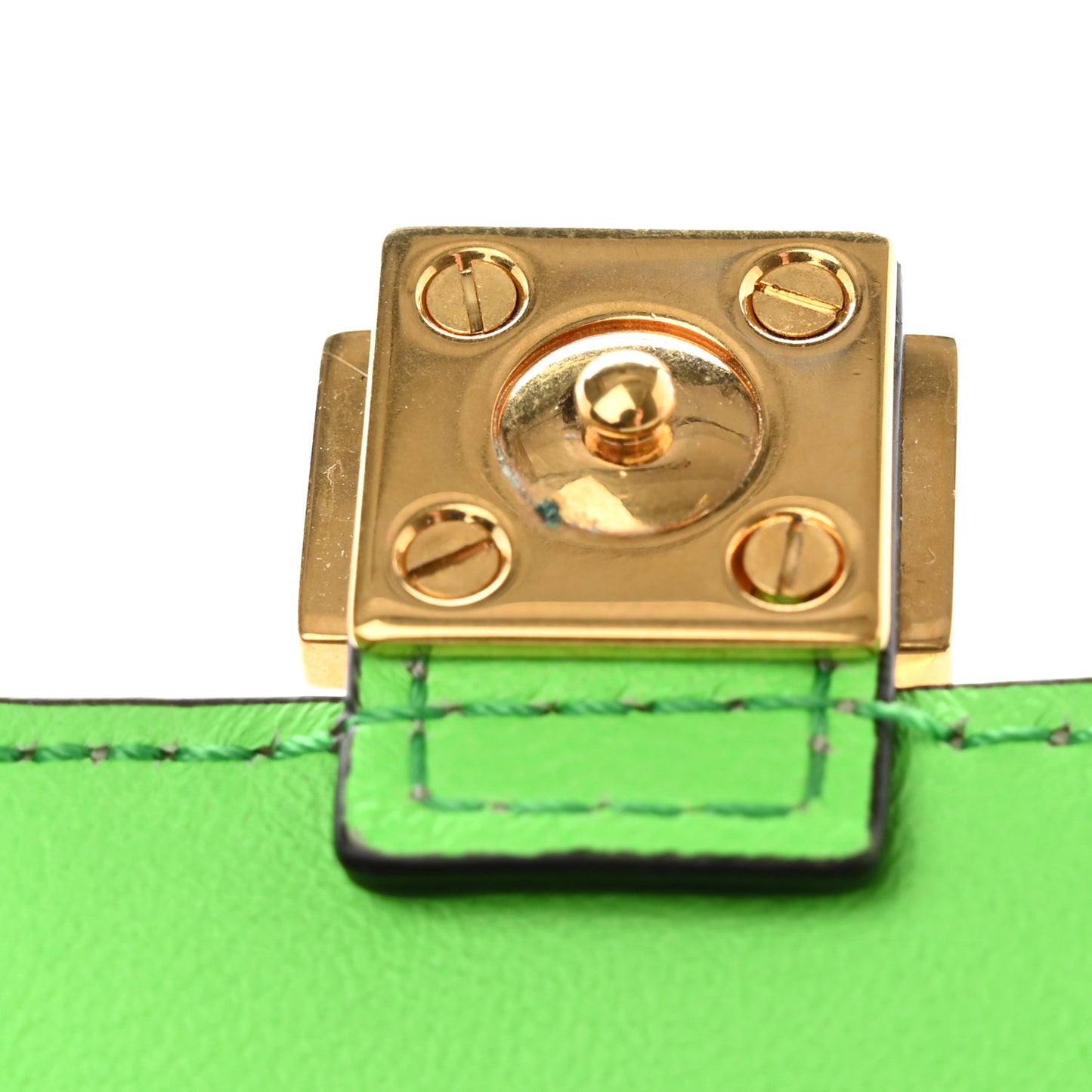 Cuoio Romano Micro Baguette Charm Latte