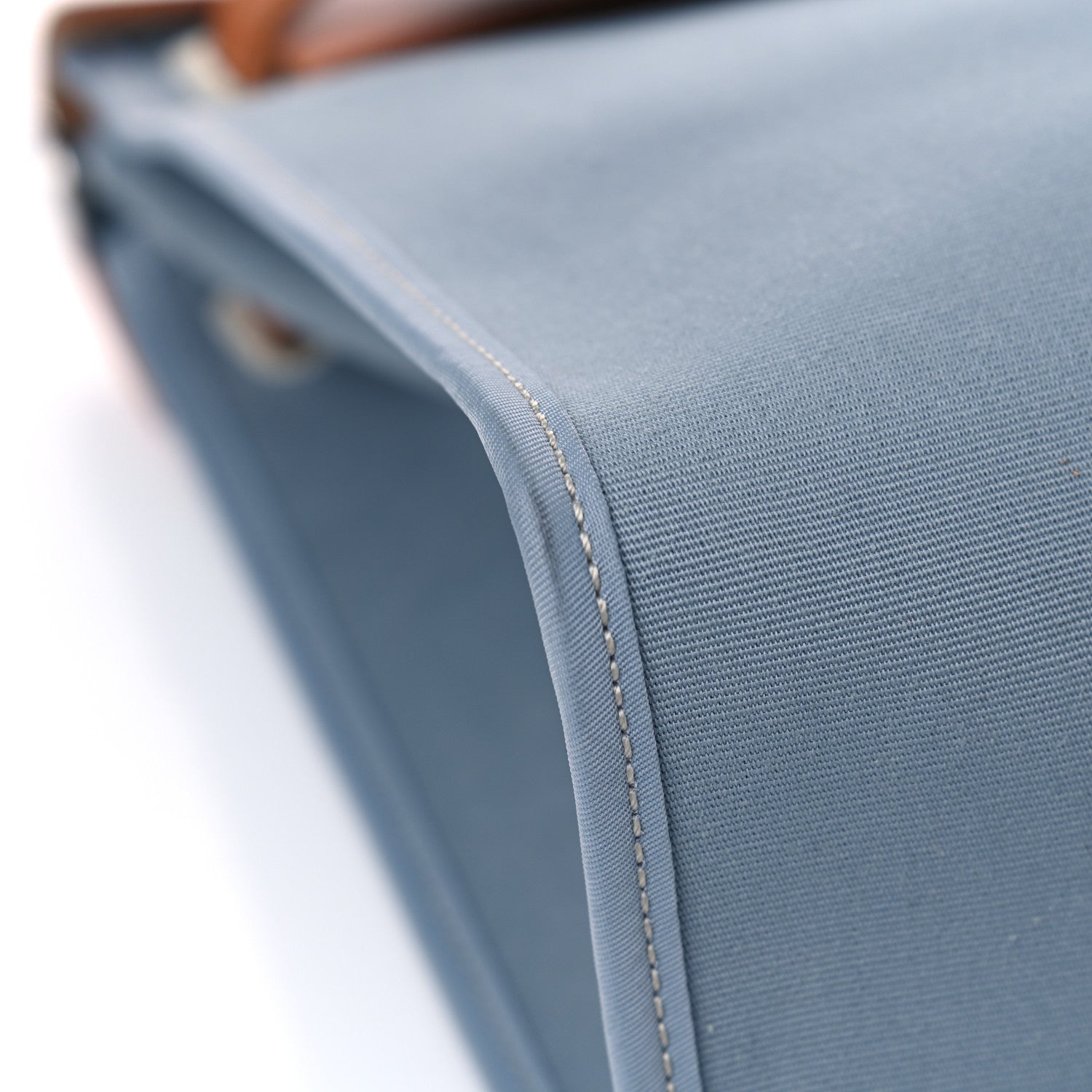 Hermes Military Toile Vache Hunter Herbag Zip PM 31 Bleu Lin 5 of 5