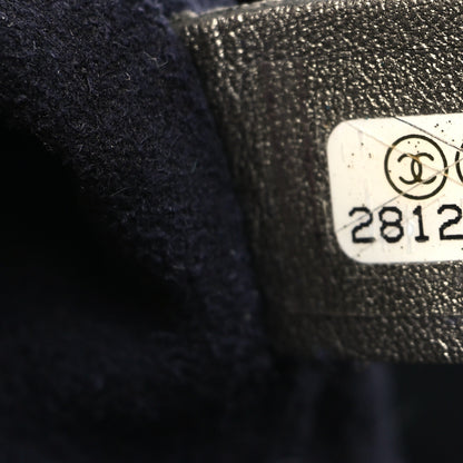 Chanel Metallic Calfskin Crocodile Embossed Large Backpack Silver 7 of 10