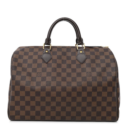 Louis Vuitton Damier Ebene Speedy 35 1 of 13
