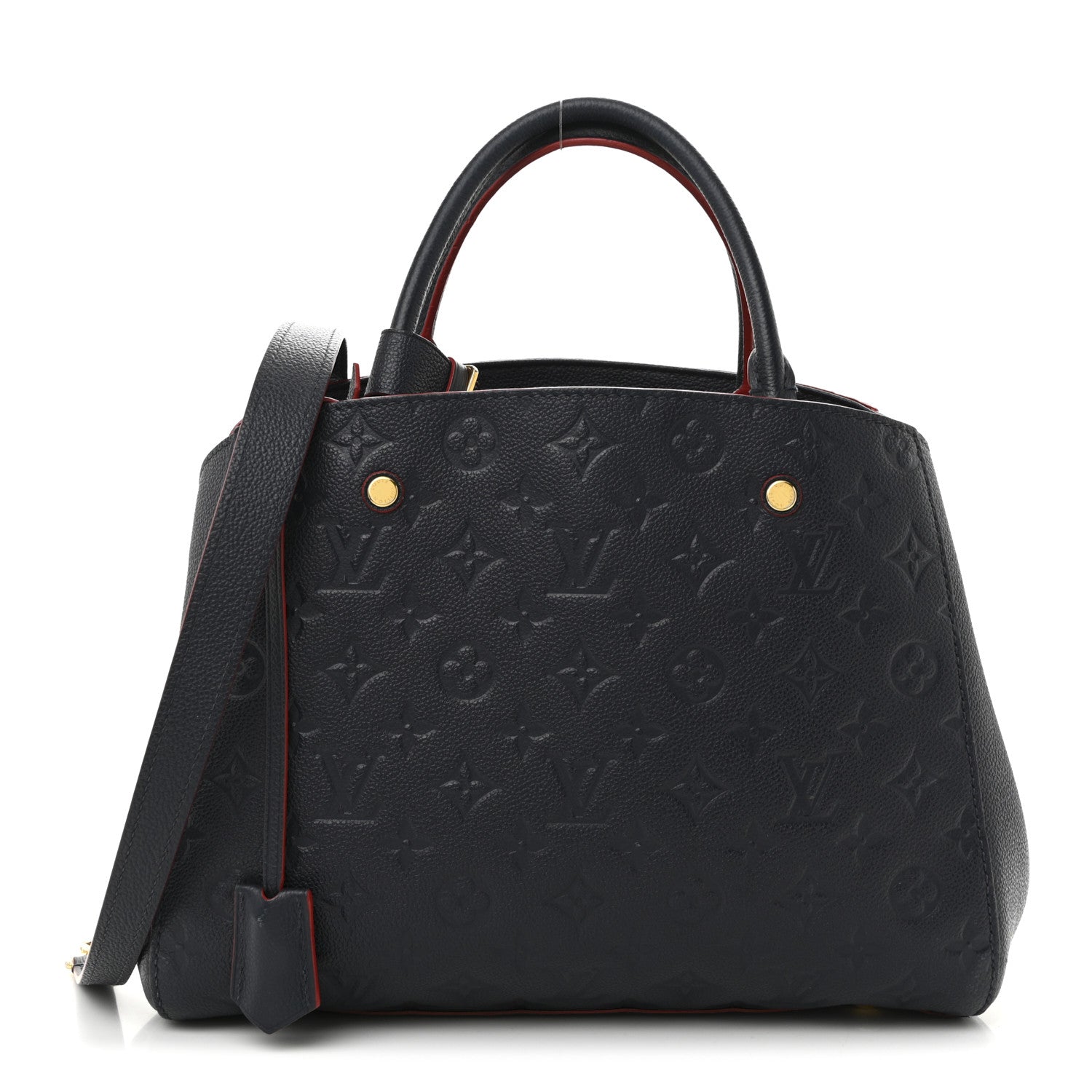 Louis Vuitton Empreinte Montaigne MM Marine Rouge 1 of 9