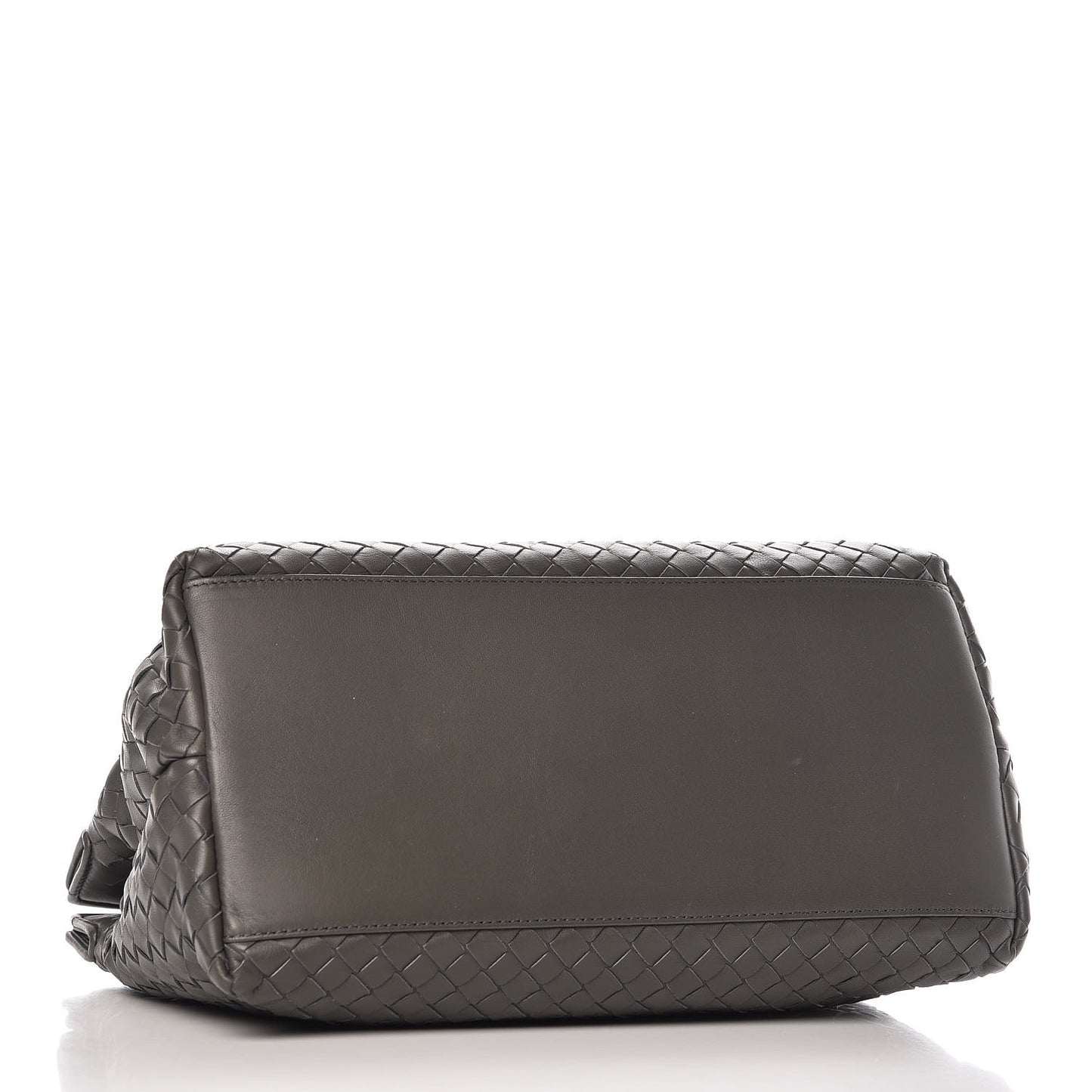 Nappa Intrecciato Medium Top Handle Tote Grey