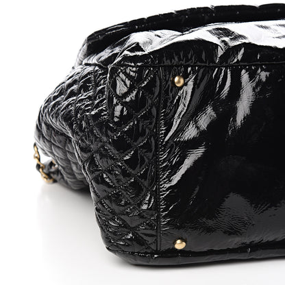 Chanel Vinyl XL Rock and Chain Flap Black 7 of 9