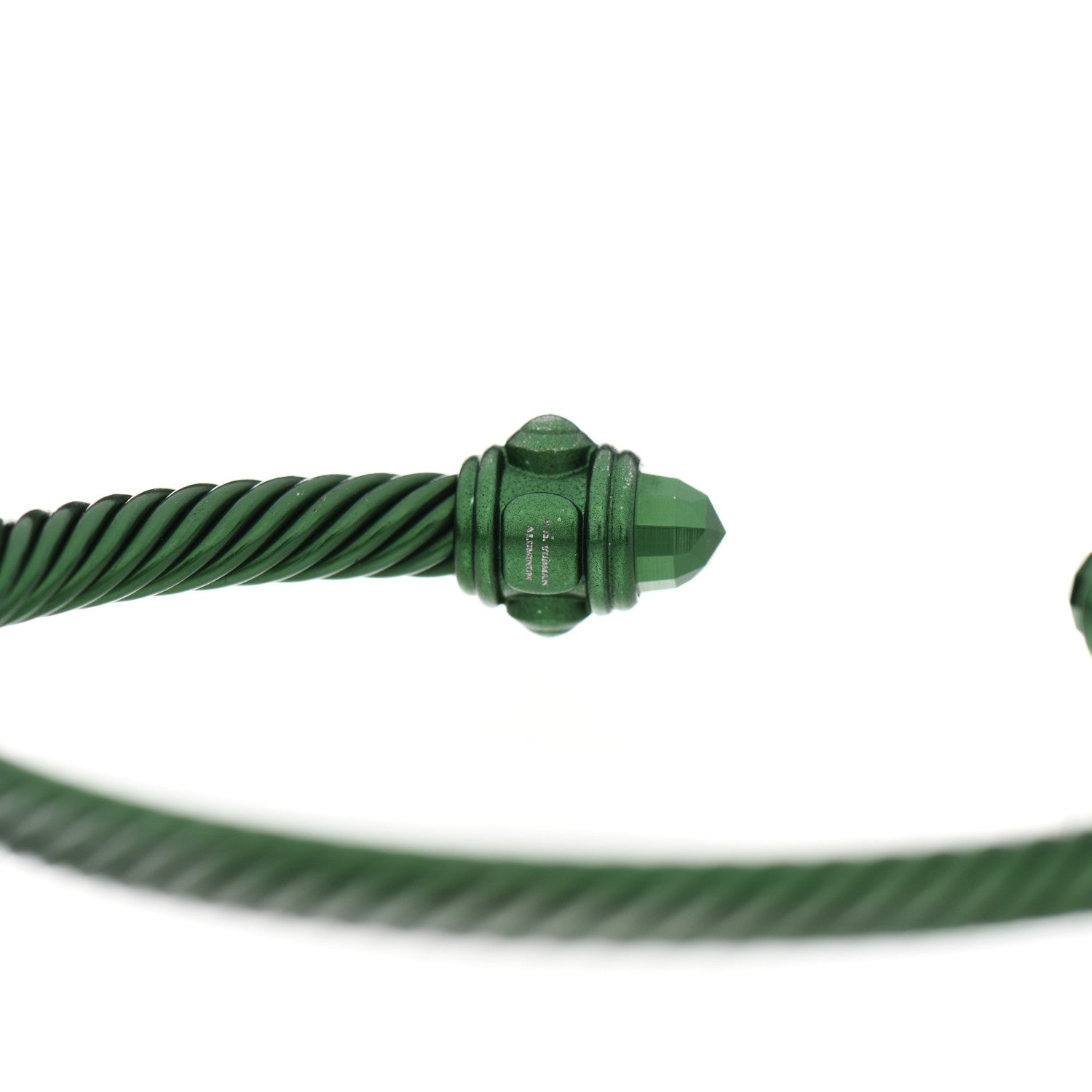 David Yurman Aluminum 5mm Renaissance Bracelet Green 4 of 8