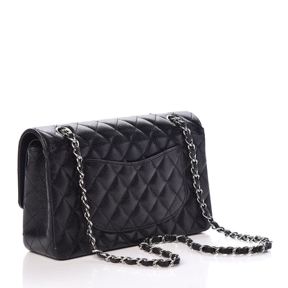 Chanel Caviar Quilted Medium Double Flap Black 3 of 9