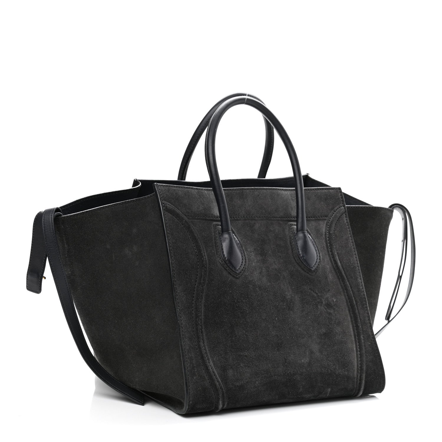 Celine Suede Medium Phantom Luggage Anthracite 2 of 12