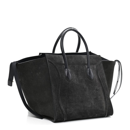 Celine Suede Medium Phantom Luggage Anthracite 2 of 12