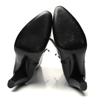 Saint Laurent Calfskin Lily Tall Boots 40 Black 5 of 7