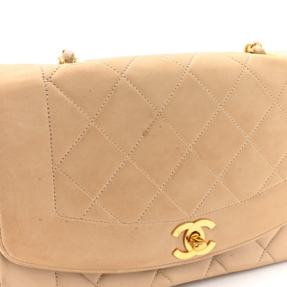 Chanel Lambskin Quilted Small Single Flap Beige 14 of 19